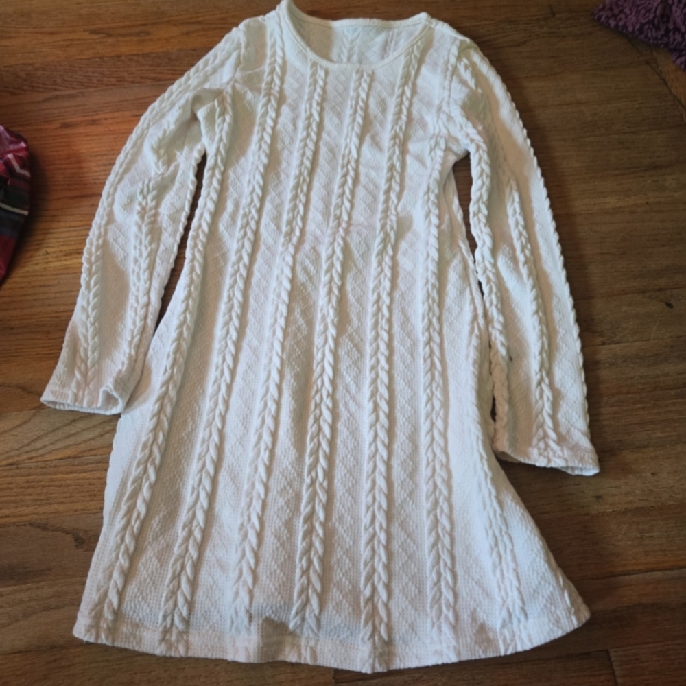 White Sweater Dress Size Small